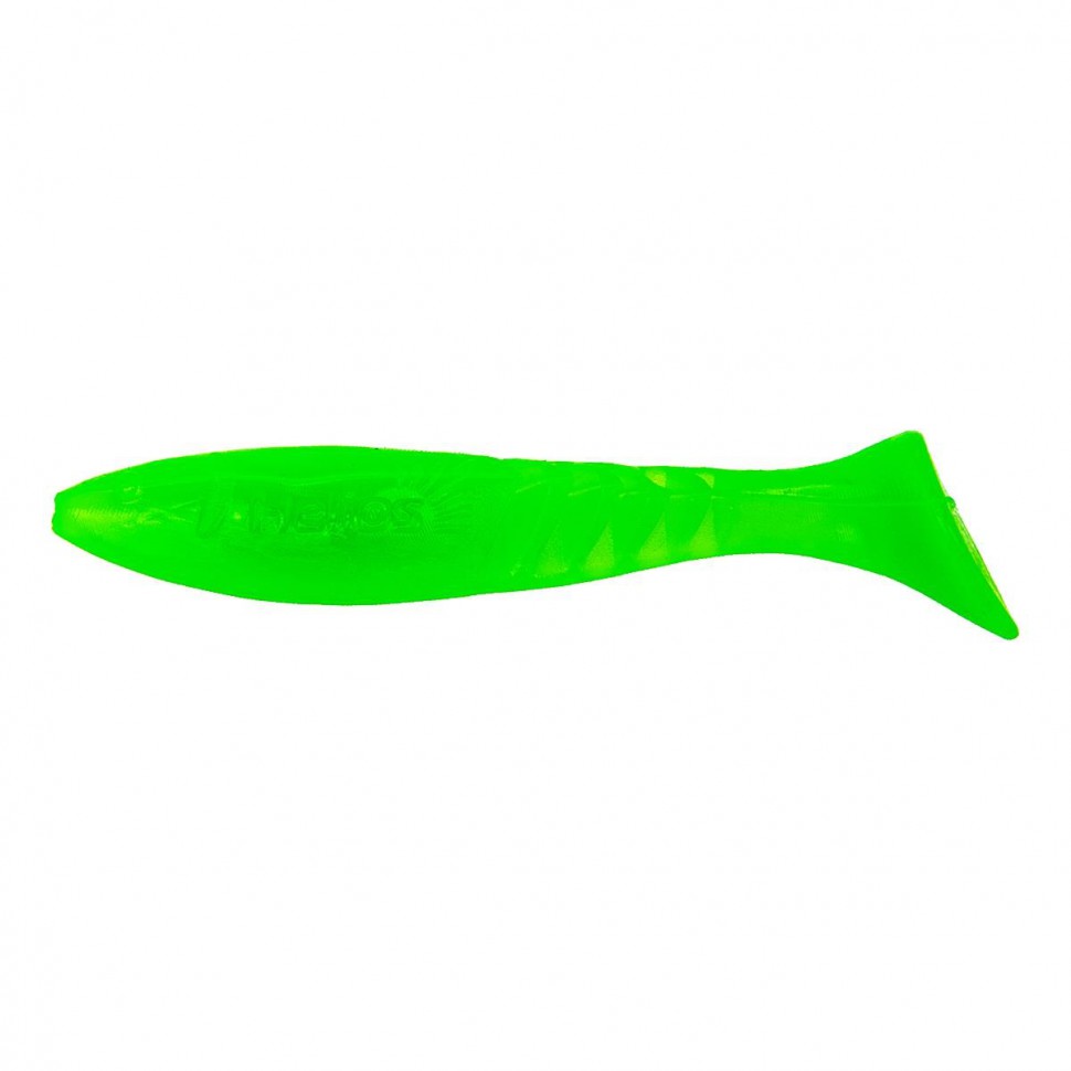 Виброхвост Helios Slash 2,64/6,7 см, цвет Electric green 10 шт HS-19-007 , 